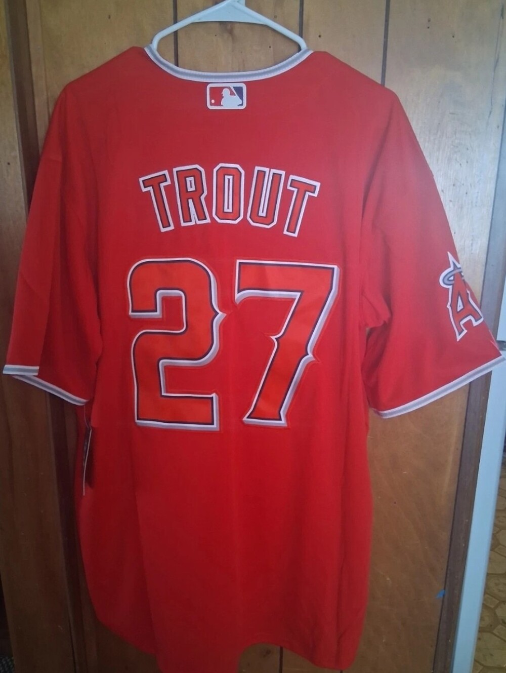 Mystery Sports Card With Mike Trout Los Angeles Angeles XL Jersey
